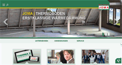 Desktop Screenshot of joma.de