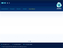 Tablet Screenshot of joma.at